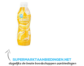 AH Drink it yoghurt banaan aanbieding