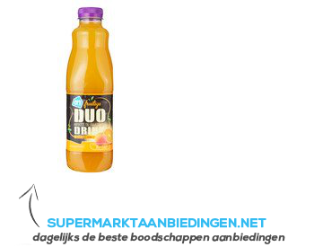 AH Duodrink sinaasappel abrikoos aanbieding