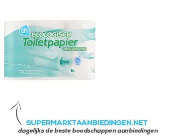 AH Ecologisch toiletpapier 3-laags aanbieding