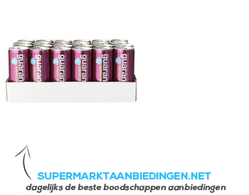 AH Energy drink guarana, tray aanbieding