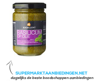 AH Excellent Basilicum op oliebasis aanbieding