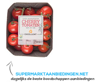 AH Excellent Cherrytomaten aan de tak aanbieding