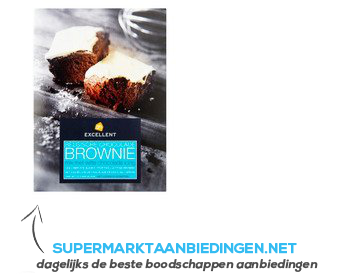 AH Excellent Complete mix voor brownies witte chocola aanbieding