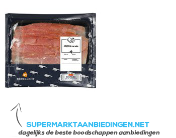 AH Excellent Jamon curado aanbieding