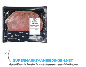 AH Excellent Pastrami van rund aanbieding