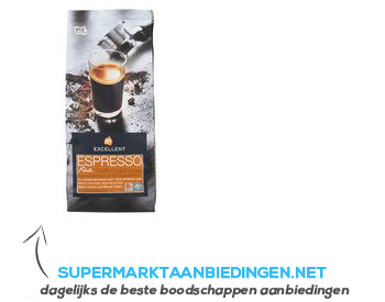 AH Excellent Perla espresso dark roast aanbieding