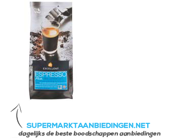 AH Excellent Perla espresso decaffeinato aanbieding