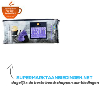 AH Excellent Perla espresso Forti capsules aanbieding