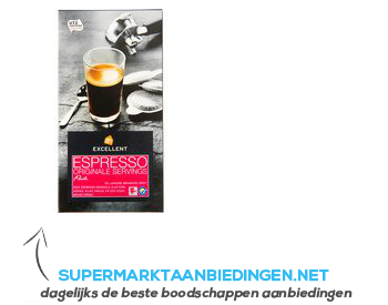 AH Excellent Perla espresso originale aanbieding