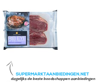 AH Excellent Premium ribeye steak 2 stuks aanbieding