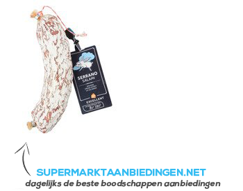 AH Excellent Serrano salami aanbieding