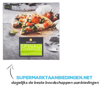 AH Excellent Steenoven pizza portofino spinazie aanbieding