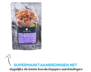 AH Excellent Thaise sweet basil saus aanbieding