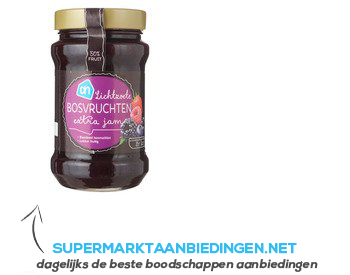 AH Extra jam bosvruchten aanbieding