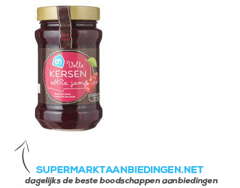 AH Extra jam kersen aanbieding