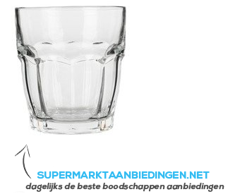 AH Facetglas 27 cl aanbieding