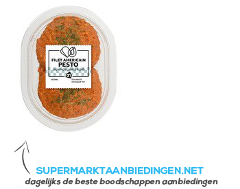 AH Filet americain pesto aanbieding