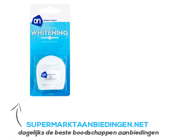 AH Flossdraad fluor whitening aanbieding