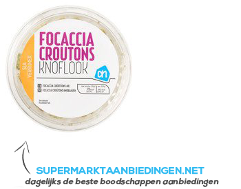 AH Focaccia croutons knoflook aanbieding