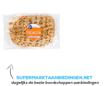 AH Focaccia met rozemarijn & zeezout