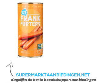 AH Frankfurters aanbieding