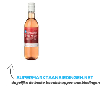 AH Franse huiswijn zoet rosé aanbieding