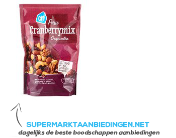 AH Frisse cranberrymix ongezouten aanbieding