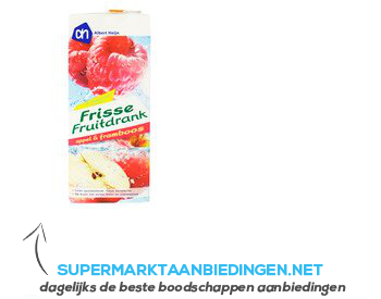 AH Frisse fruitdrank appel-framboos