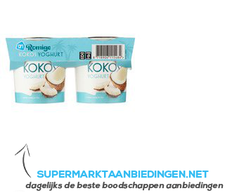 AH Frisse kokosyoghurt aanbieding