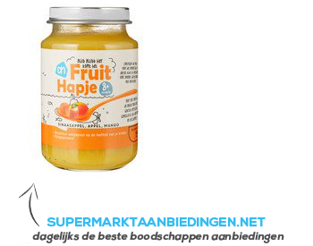 AH Fruit hapje sinaasappel, appel en mango aanbieding