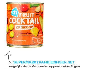 AH Fruitcocktail op zware siroop aanbieding