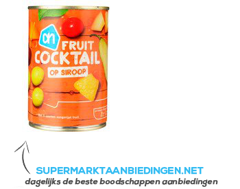 AH Fruitcocktail siroop aanbieding