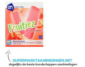 AH Fruitiez aardbei aanbieding