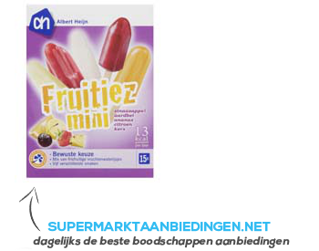 AH Fruitiez mini aanbieding