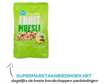 AH Fruitmuesli aanbieding