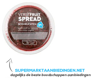 AH Fruitspread bosvruchten aanbieding