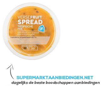 AH Fruitspread mango aanbieding