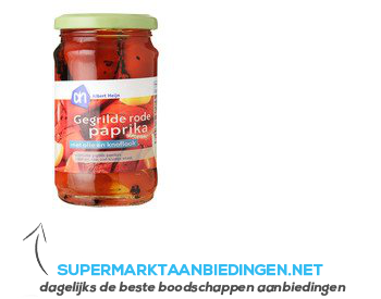 AH Gegrilde rode paprika aanbieding