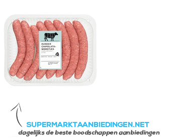 AH Gekruide runderchipolata aanbieding