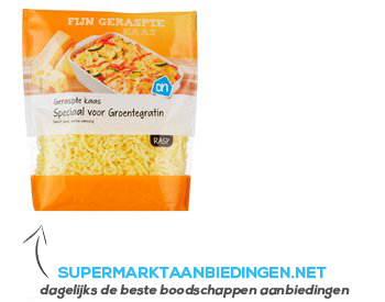 AH Geraspte kaas voor groentegratin aanbieding