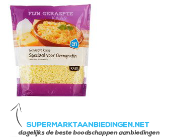 AH Geraspte kaas voor ovengratin aanbieding