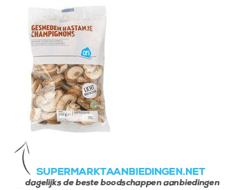 AH Gesneden kastanje champignons aanbieding