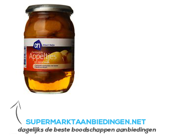 AH Gestoofde appeltjes op appelsap aanbieding