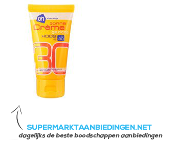 AH Gezichtscreme zon SPF 30 aanbieding