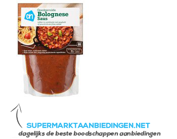 AH Goedgevulde bolognese saus aanbieding