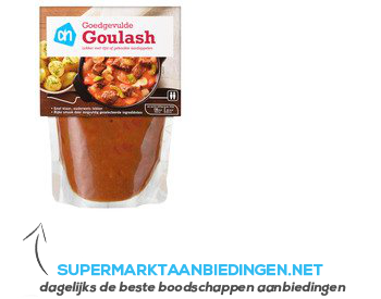 AH Goedgevulde goulash aanbieding