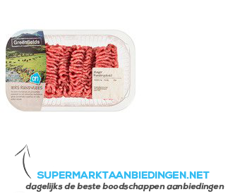 AH Greenfields mager rundergehakt aanbieding