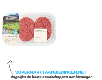 AH Greenfields steak tartaar aanbieding