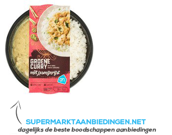 AH Groene curry met jasmijnrijst aanbieding