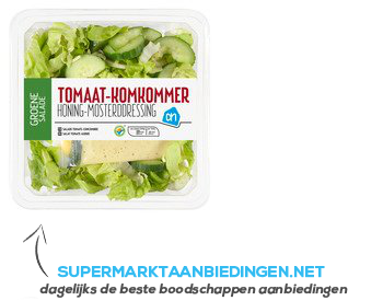 AH Groene salade tomaat-komkommer aanbieding